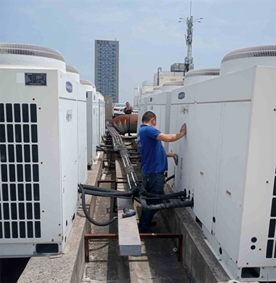 永济中央空调制热和不制冷系统维修方法